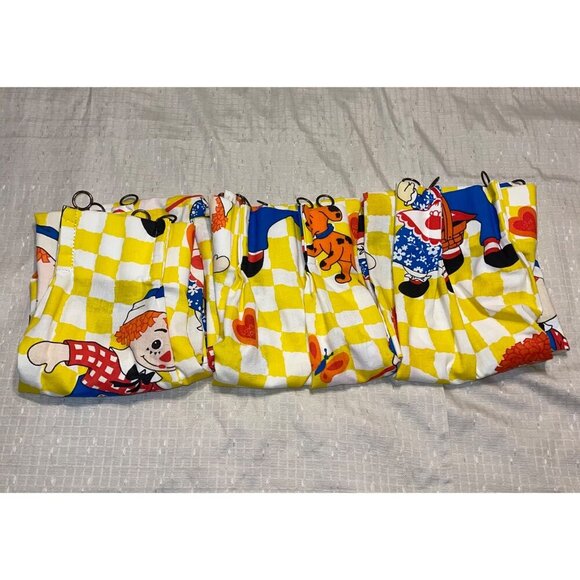 Vintage Raggedy Ann & Andy Three Curtain Panels - Picture 7 of 8